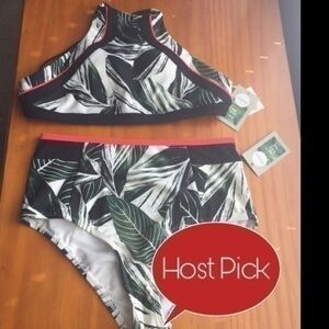 Eidon high neck top with full coverage bottoms NWT